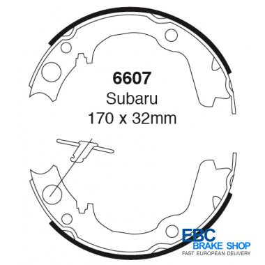 EBC Brake Shoes 6607