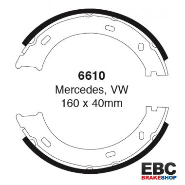 EBC Brake Shoes 6610