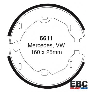 EBC Brake Shoes 6611