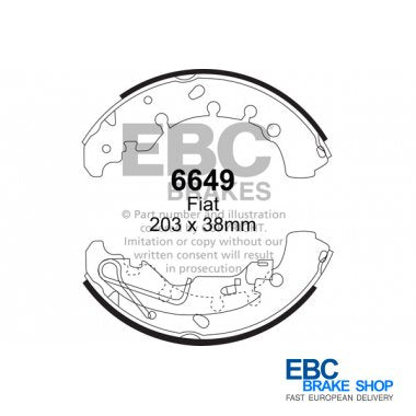 EBC Brake Shoes 6649