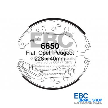 EBC Brake Shoes 6650