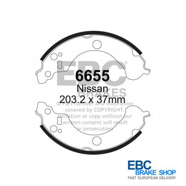 EBC Brake Shoes 6655