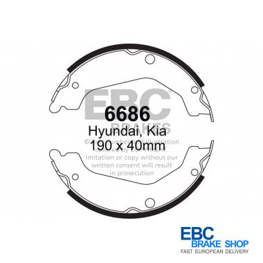 EBC Brake Shoes 6686