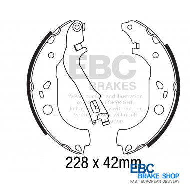 EBC Brake Shoes 6697