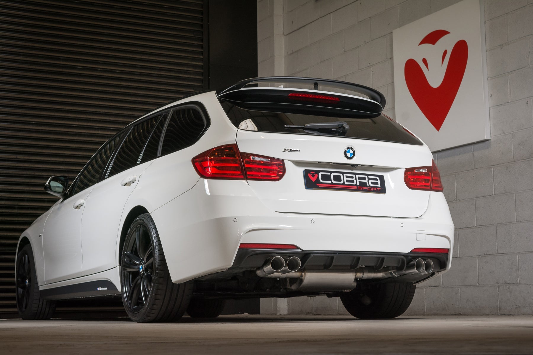 BMW 325D (F30 LCI/F31 LCI) (2015-19) Quad Exit M3 Style Performance Exhaust Conversion