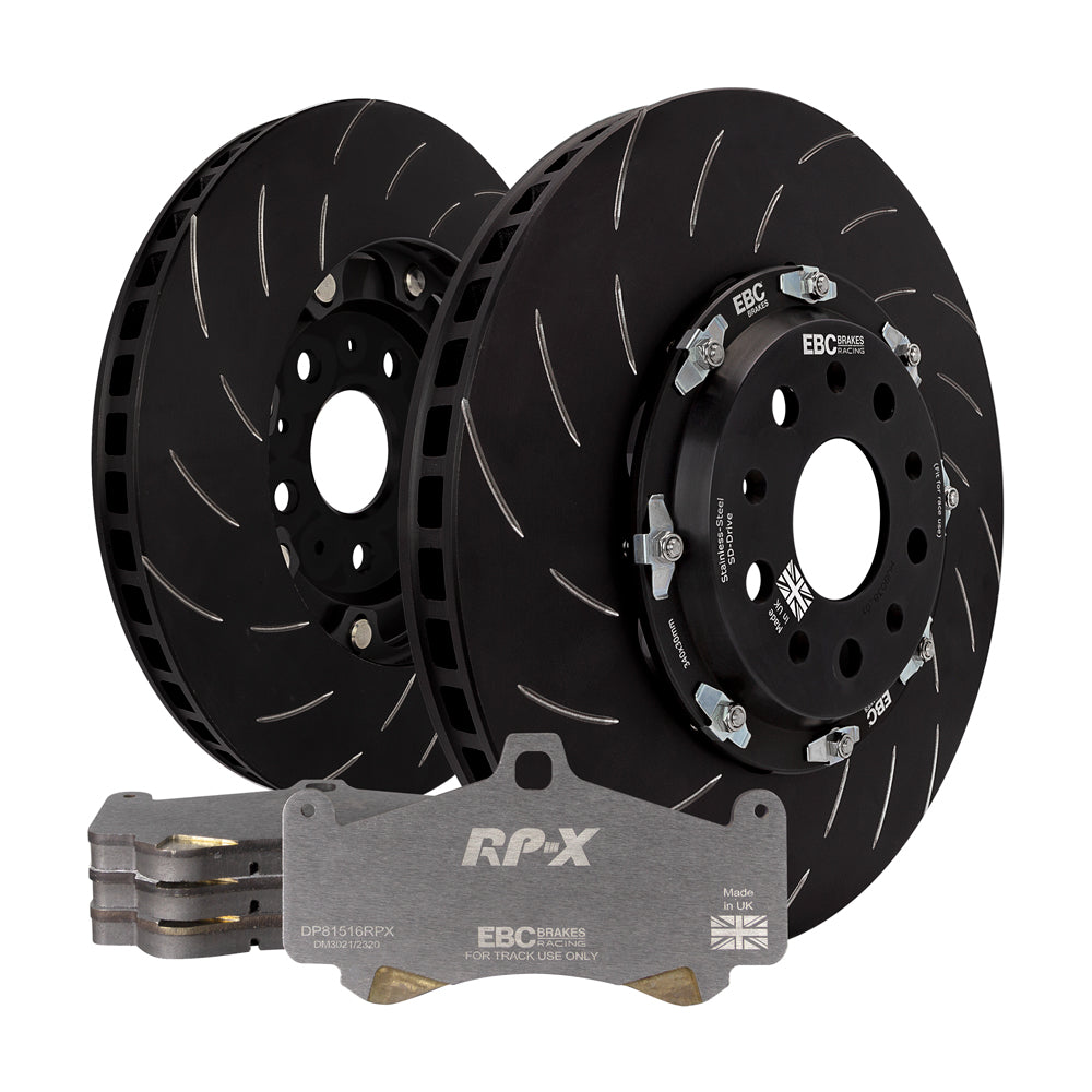 EBC Brakes Racing Pad and 2-Piece Fully-Floating Disc Kit P2DK001RPX