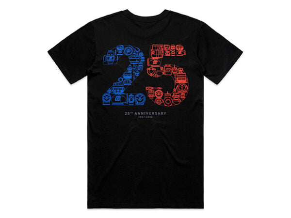 TS T-Shirt Black (25 Years) M