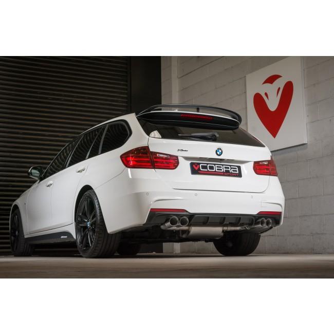 BMW 320i (F30 LCI/F31 LCI) (2011-19) Quad Exit M3 Style Performance Exhaust Conversion