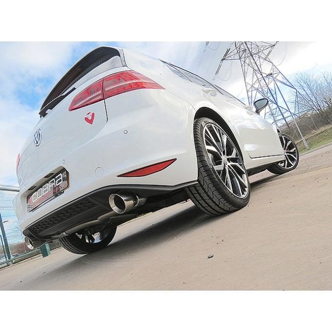 VW Golf GTD (Mk7) 2.0 TDI (5G) (14-17) GTI Style Rear Exhaust