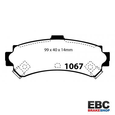 EBC Ultimax Brake Pads DP1067