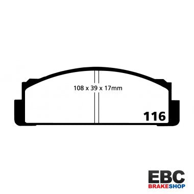 EBC Ultimax Brake Pads DP116