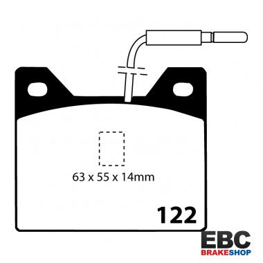 EBC Ultimax Brake Pads DP122