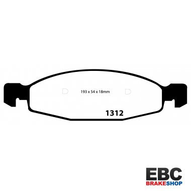 EBC Ultimax Brake Pads DP1312