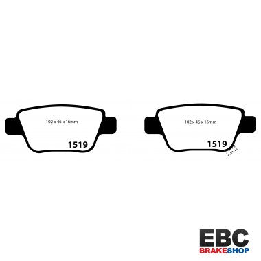 EBC Ultimax Brake Pads DP1519