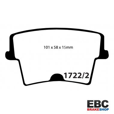 EBC Ultimax Brake Pads DP1722/2