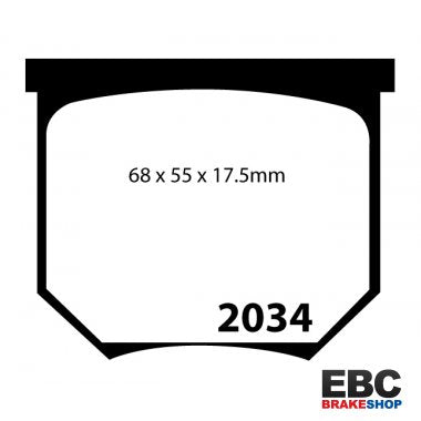 EBC Greenstuff Brake Pads DP2034