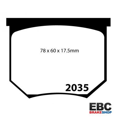 EBC Greenstuff Brake Pads DP2035