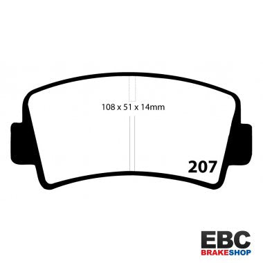 EBC Ultimax Brake Pads DP207