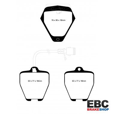 EBC Greenstuff Brake Pads DP21012