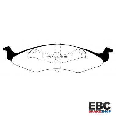 EBC Greenstuff Brake Pads DP21202