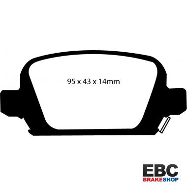 EBC Greenstuff Brake Pads DP21410