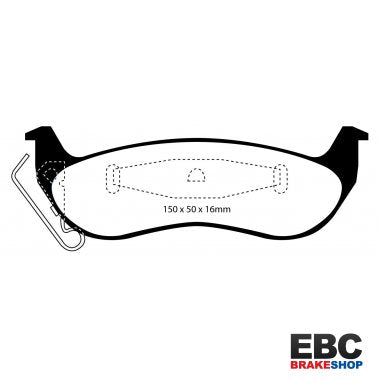 EBC Greenstuff Brake Pads DP21677