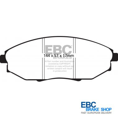 EBC Greenstuff Brake Pads DP21750