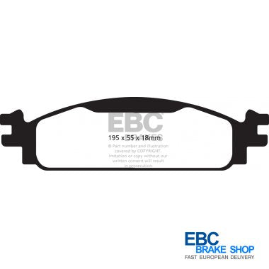 EBC Greenstuff Brake Pads DP21825
