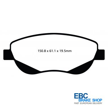 EBC Greenstuff Brake Pads DP22026