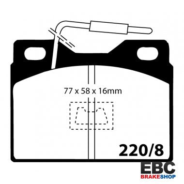 EBC Ultimax Brake Pads DP220/8