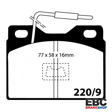 EBC Ultimax Brake Pads DP220/9