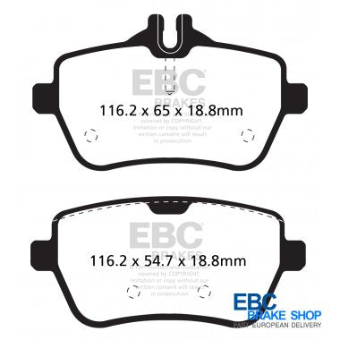 EBC Greenstuff Brake Pads DP22180