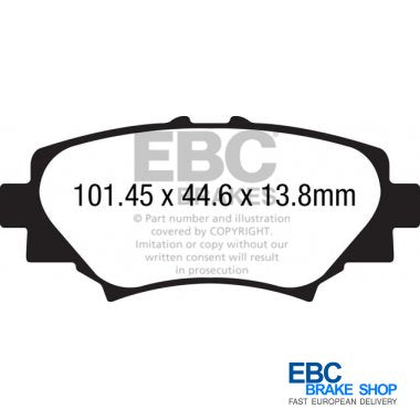 EBC Greenstuff Brake Pads DP22186