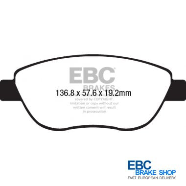 EBC Greenstuff Brake Pads DP22212
