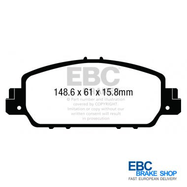 EBC Greenstuff Brake Pads DP23014