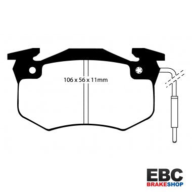 EBC Greenstuff Brake Pads DP2458/2