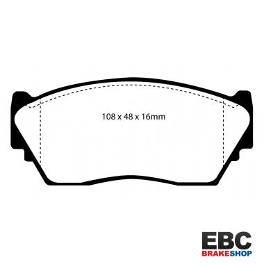 EBC Greenstuff Brake Pads DP2892