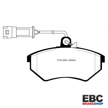 EBC Greenstuff Brake Pads DP2982/2