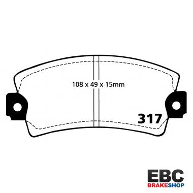 EBC Ultimax Brake Pads DP317