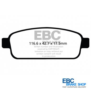 EBC Redstuff Brake Pads DP32066C