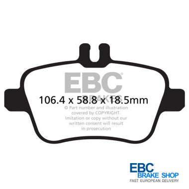 EBC Redstuff Brake Pads DP32157C