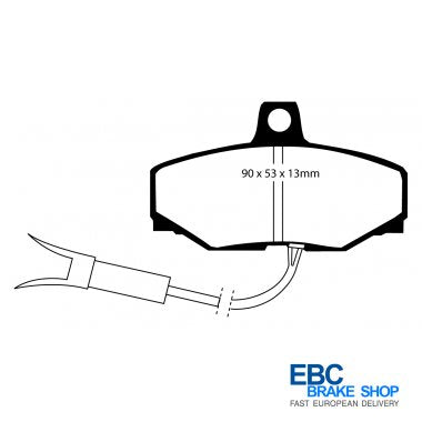 EBC Redstuff Brake Pads DP3757/2C