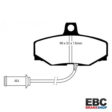 EBC Redstuff Brake Pads DP3757C