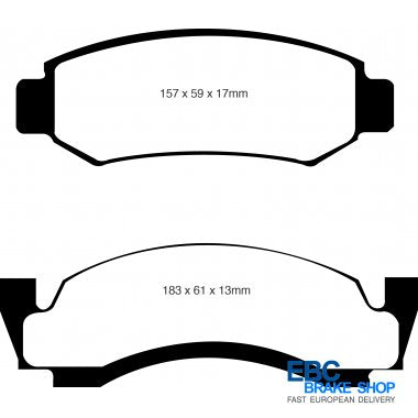 EBC Yellowstuff Brake Pads DP41261R