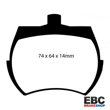 EBC Yellowstuff Brake Pads DP4127R