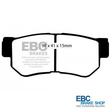 EBC Yellowstuff Brake Pads DP41392R