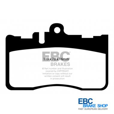 EBC Yellowstuff Brake Pads DP41622R