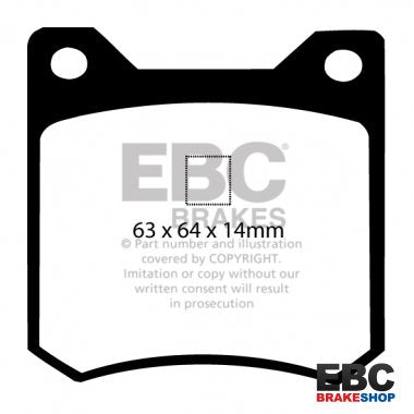 EBC Yellowstuff Brake Pads DP4162R