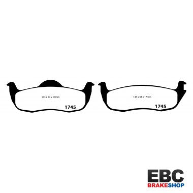 EBC Yellowstuff Brake Pads DP41745R