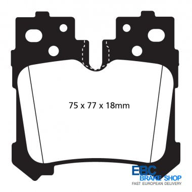 EBC Yellowstuff Brake Pads DP41812R